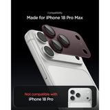 Spigen iPhone 18 Pro Max Kameran linssinsuojus Glas.tR EZ Fit Optik Pro XL Tumma kirsikka