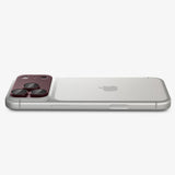 Spigen iPhone 18 Pro Max Kameran linssinsuojus Glas.tR EZ Fit Optik Pro XL Tumma kirsikka