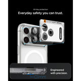 Spigen iPhone 18 Pro Max Kameran linssinsuojus Glas.tR EZ Fit Optik Pro XL Tummanharmaa