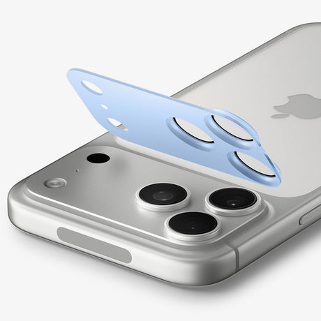 Spigen iPhone 18 Pro Max Kameran linssinsuojus Glas.tR EZ Fit Optik Pro XL Vaaleansininen