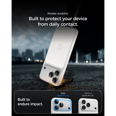 Spigen iPhone 18 Pro Max Kameran linssinsuojus Glas.tR EZ Fit Optik Pro XL Hopea