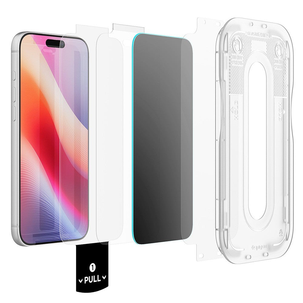 Spigen iPhone 18 Pro Max Näytönsuoja Glas.tR EZ Fit Pro Privacy