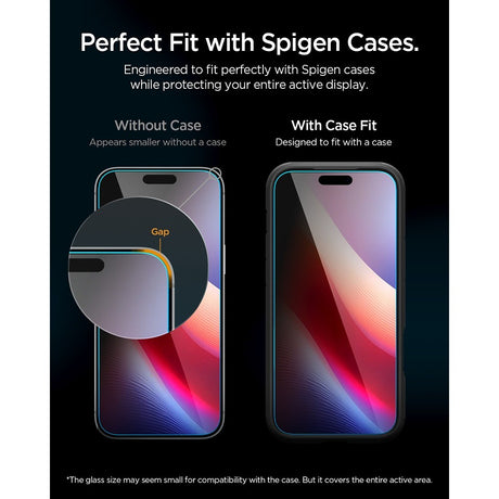 Spigen iPhone 18 Pro Näytönsuoja Glas.tR EZ Fit Pro Privacy