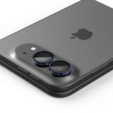 Spigen iPhone Duo Kameran linssinsuojus Glas.tR EZ Fit Optik Pro 2-pack Musta