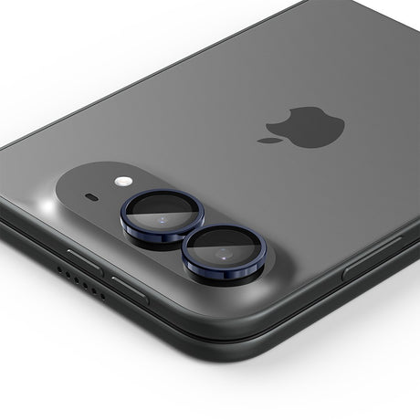 Spigen iPhone Duo Kameran linssinsuojus Glas.tR EZ Fit Optik Pro 2-pack Musta