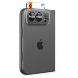 Spigen iPhone Duo Kameran linssinsuojus Glas.tR EZ Fit Optik Pro 2-pack Musta