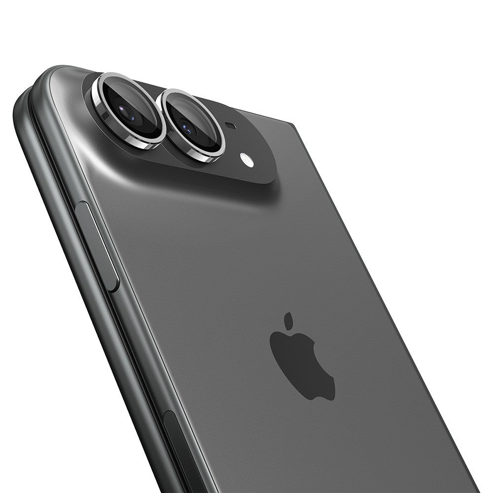 Spigen iPhone Duo Kameran linssinsuojus Glas.tR EZ Fit Optik Pro 2-pack Valkoinen