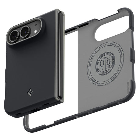Spigen iPhone Duo Kuori Nano Pop MagFit Musta seesami