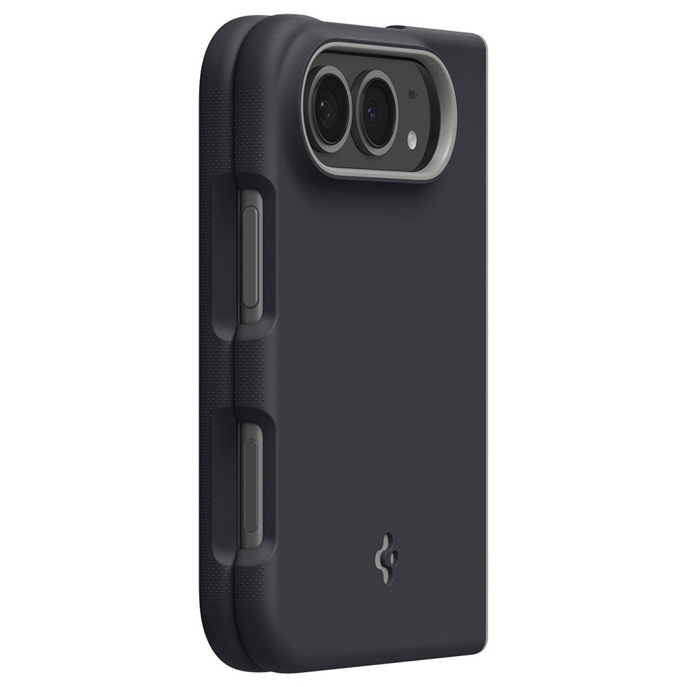 Spigen iPhone Duo Kuori Nano Pop MagFit Musta seesami