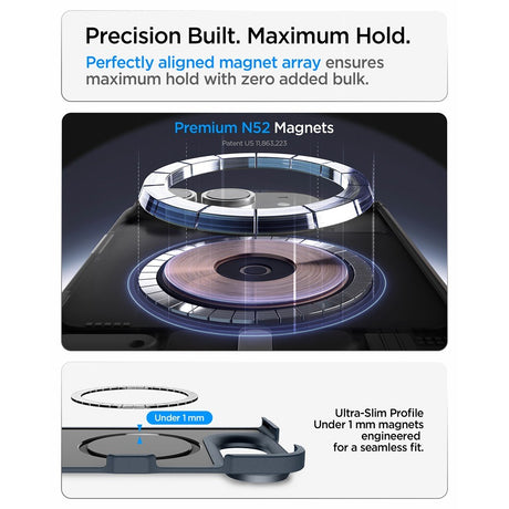 Spigen iPhone Duo Kuori Tough Armor Pro MagFit Metal Slate