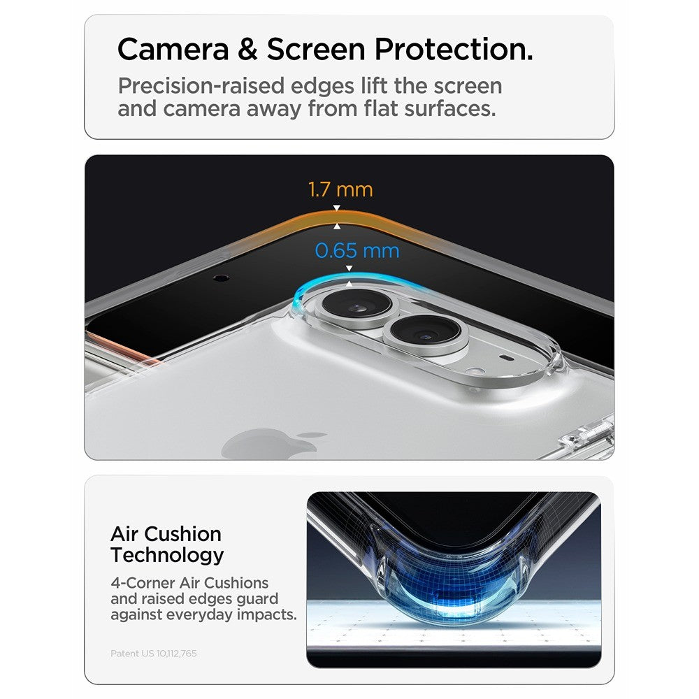 Spigen iPhone Duo Kuori Ultra Hybrid Pro Crystal Clear