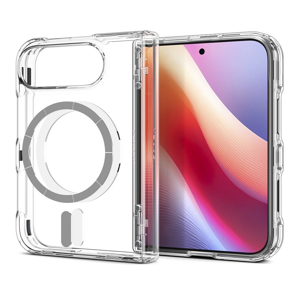 Spigen iPhone Duo Kuori Ultra Hybrid Pro MagFit Kirkkaanvalkoinen