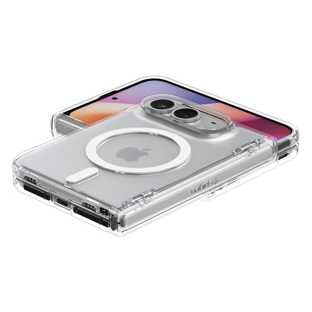 Spigen iPhone Duo Kuori Ultra Hybrid Pro MagFit Kirkkaanvalkoinen