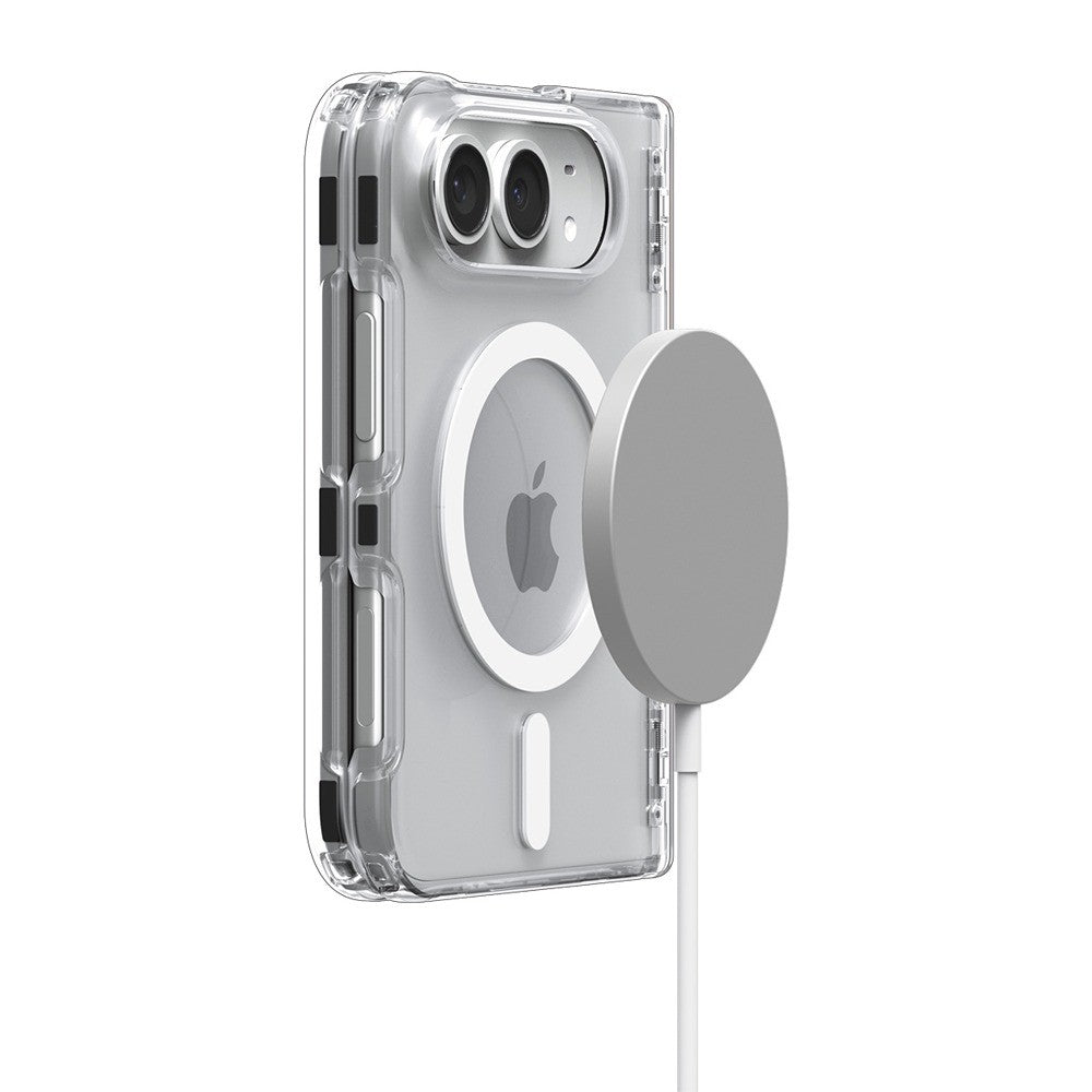 Spigen iPhone Duo Kuori Ultra Hybrid Pro MagFit Kirkkaanvalkoinen