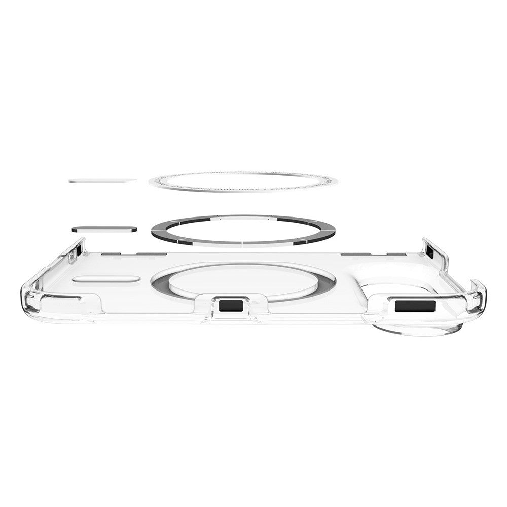 Spigen iPhone Duo Kuori Ultra Hybrid Pro MagFit Kirkkaanvalkoinen