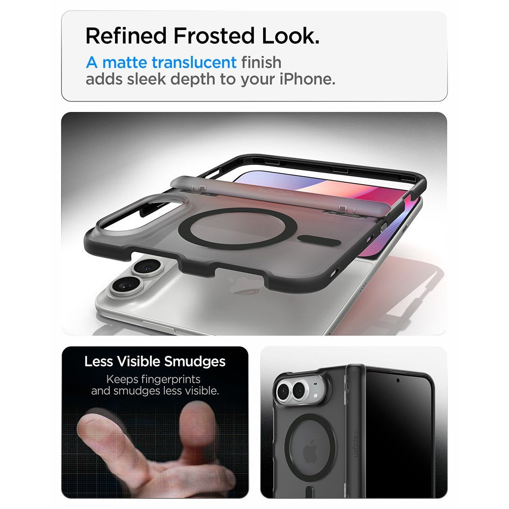 Spigen iPhone Duo Kuori Ultra Hybrid Pro MagFit Frost Black