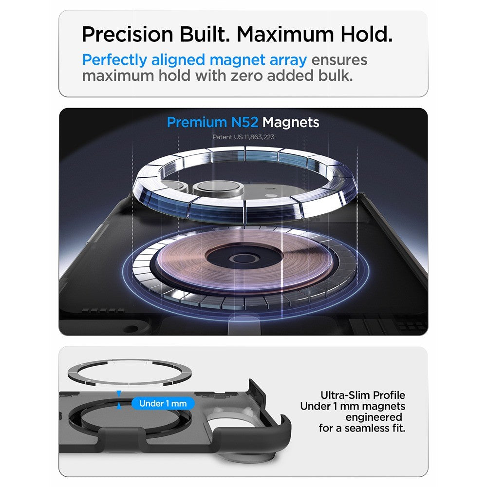 Spigen iPhone Duo Kuori Ultra Hybrid Pro MagFit Frost Black