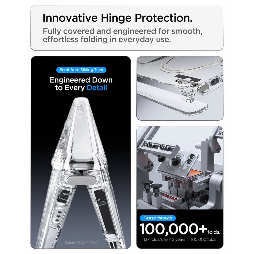 Spigen iPhone Duo Kuori Ultra Hybrid Pro S MagFit Clear White