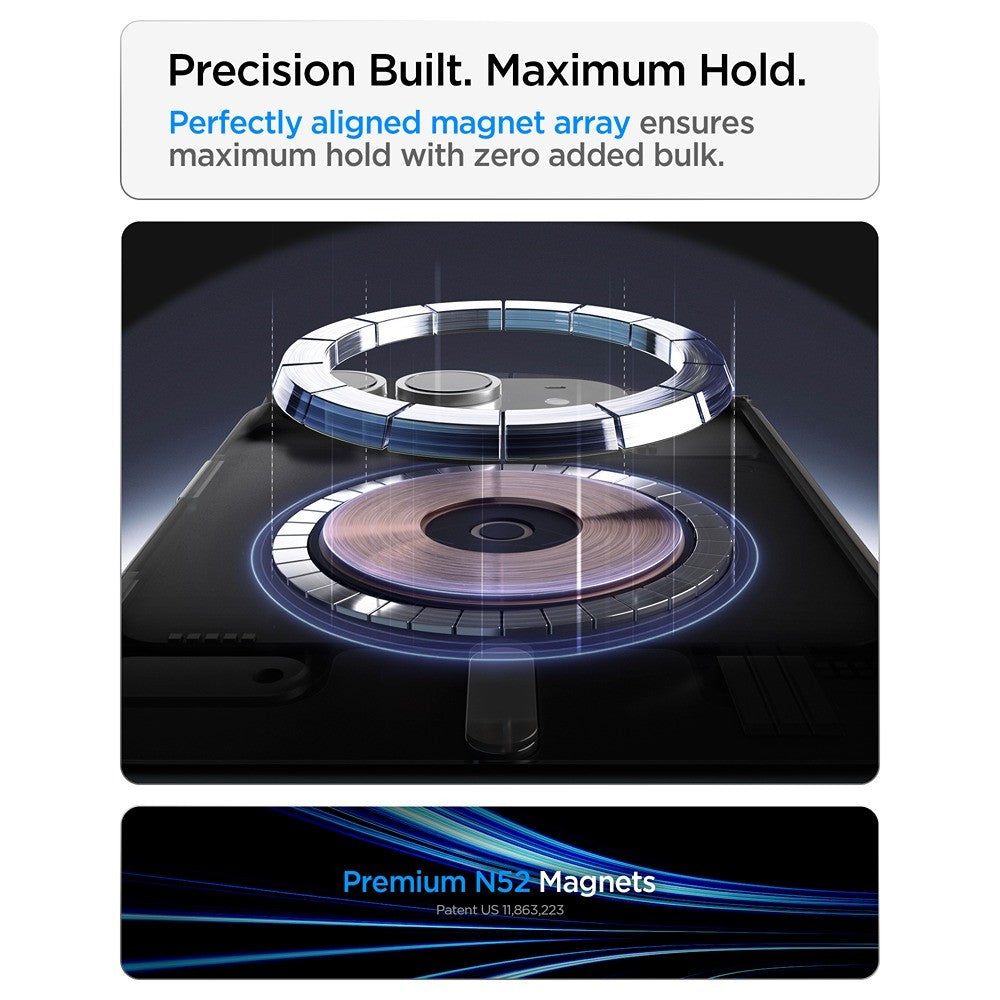 Spigen iPhone Duo Kuori Ultra Hybrid Pro S MagFit Clear White