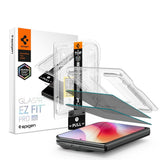 Spigen iPhone Duo Näytönsuoja Glas.tR EZ Fit Pro Privacy 2-pack