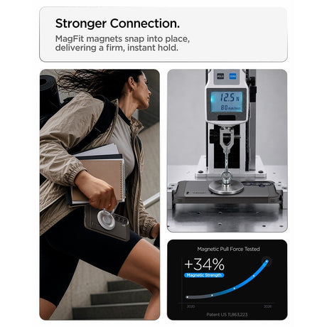 Spigen Samsung Galaxy S26 FE Kuori Tough Armor MagFit Gunmetal