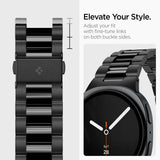 Spigen Samsung Galaxy Watch 8/9 40/44mm/Classic 46mm Armband Modern Fit 316L Svart