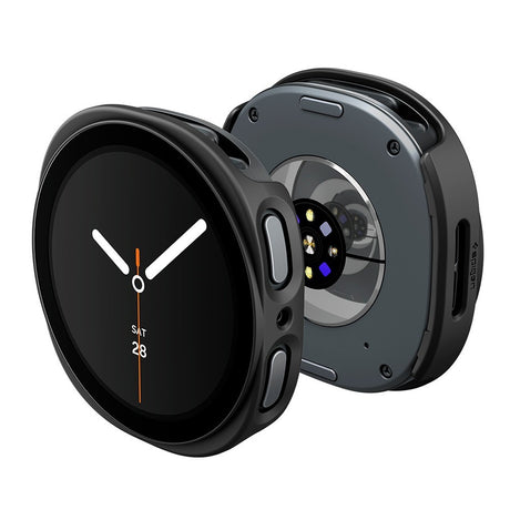 Spigen Samsung Galaxy Watch 8/9 44mm Kuori ja Näytönsuoja Thin Fit 360 Musta