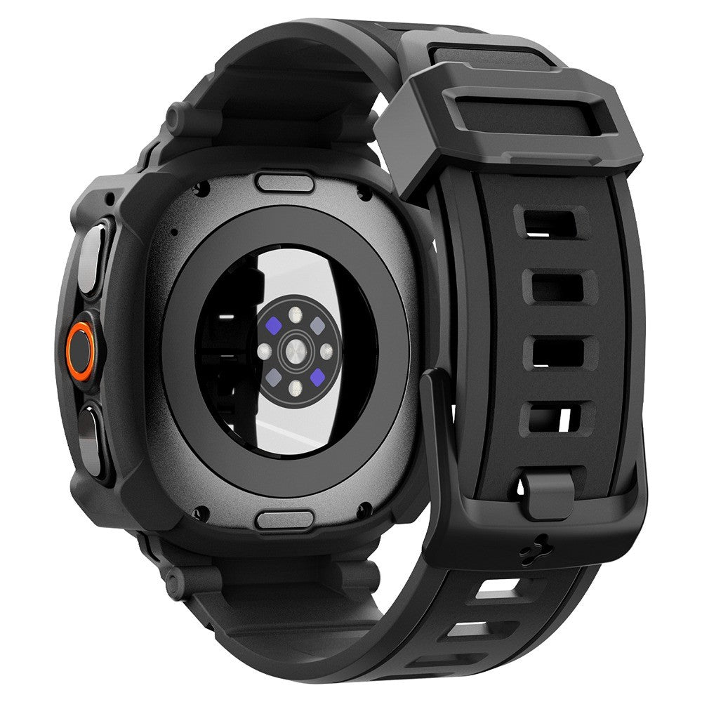 Spigen Samsung Galaxy Watch Ultra 2 47mm Armband och Skal Rugged Armor Pro Matte Black