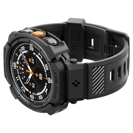 Spigen Samsung Galaxy Watch Ultra 2 47mm Armband och Skal Rugged Armor Pro Matte Black