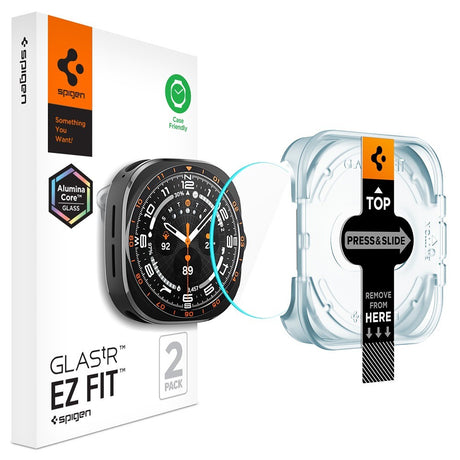 Spigen Samsung Galaxy Watch Ultra 2 47mm Näytönsuoja GLAS.tR EZ Fit 2-pack