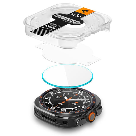 Spigen Samsung Galaxy Watch Ultra 2 47mm Näytönsuoja GLAS.tR EZ Fit 2-pack