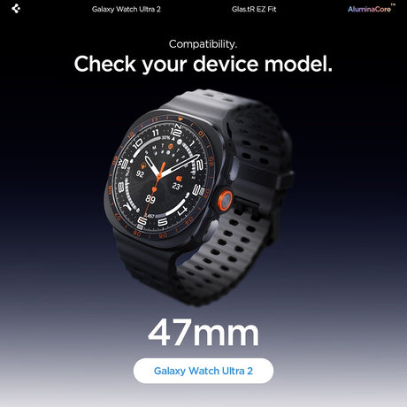 Spigen Samsung Galaxy Watch Ultra 2 47mm Näytönsuoja GLAS.tR EZ Fit 2-pack