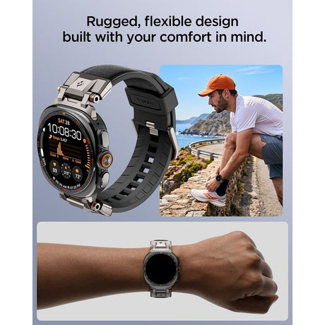 Spigen Samsung Galaxy Watch Ultra 47mm Armband DuraPro Armor Svart