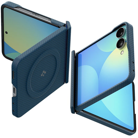 Spigen Samsung Galaxy Z Flip 8 Skal Air Skin Aramid MagFit Navy