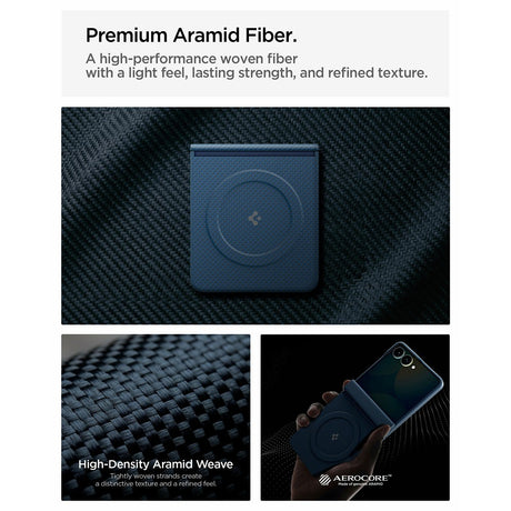 Spigen Samsung Galaxy Z Flip 8 Skal Air Skin Aramid MagFit Navy