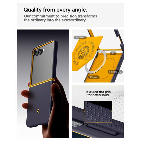 Spigen Samsung Galaxy Z Flip 8 Skal Nano Pop MagFit Blueberry Navy