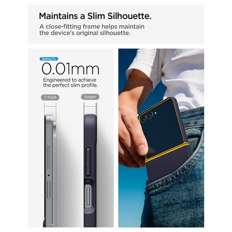 Spigen Samsung Galaxy Z Flip 8 Skal Nano Pop MagFit Blueberry Navy