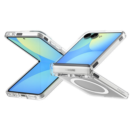 Spigen Samsung Galaxy Z Flip 8 Skal Ultra Hybrid Pro MagFit Clear White