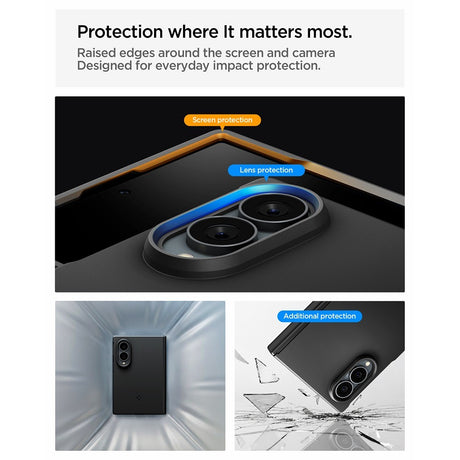 Spigen Samsung Galaxy Z Fold 8 Kuori Air Fit Pro MagFit Musta