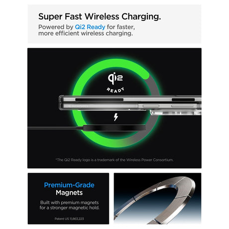 Spigen Samsung Galaxy Z Fold 8 Kuori Air Skin MagFit Clear White