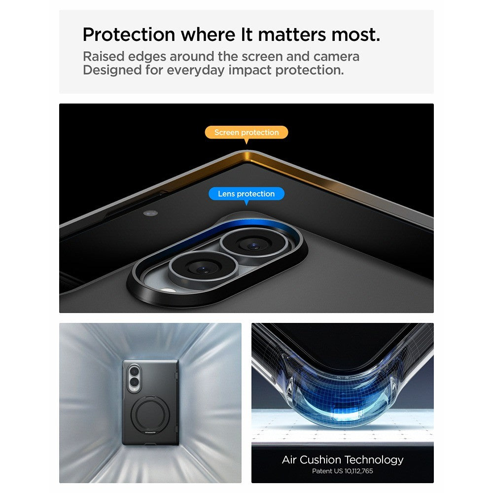 Spigen Samsung Galaxy Z Fold 8 Skal Slim Armor Pro S MagFit Svart