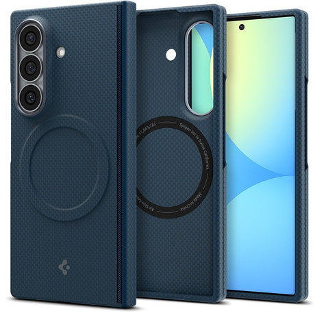 Spigen Samsung Galaxy Z Fold 8 Ultra Kuori Air Skin Aramid MagFit Navy
