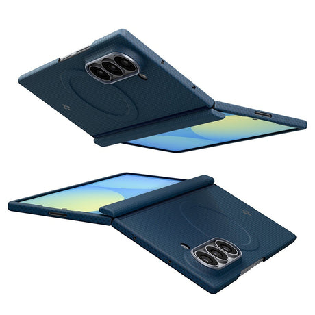 Spigen Samsung Galaxy Z Fold 8 Ultra Kuori Air Skin Aramid MagFit Navy