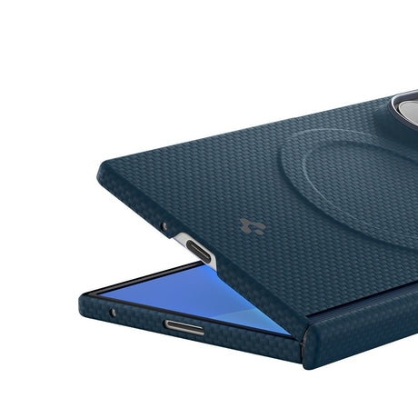 Spigen Samsung Galaxy Z Fold 8 Ultra Kuori Air Skin Aramid MagFit Navy