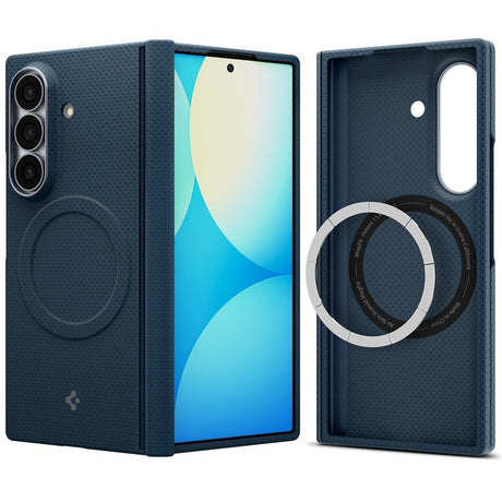 Spigen Samsung Galaxy Z Fold 8 Ultra Kuori Air Skin Aramid MagFit Navy