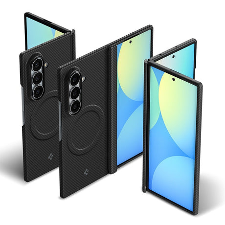 Spigen Samsung Galaxy Z Fold 8 Ultra Skal Air Skin Aramid MagFit Svart