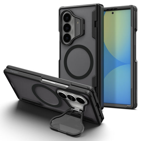 Spigen Samsung Galaxy Z Fold 8 Ultra Kuori Optik Armor Pro MagFit Musta