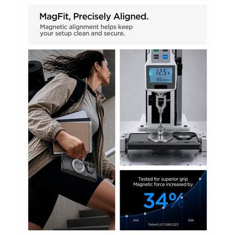 Spigen Samsung Galaxy Z Fold 8 Ultra Kuori Optik Armor Pro MagFit Musta