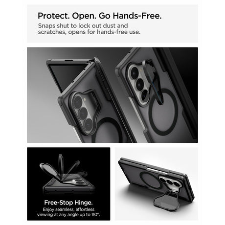 Spigen Samsung Galaxy Z Fold 8 Ultra Kuori Optik Armor Pro MagFit Musta