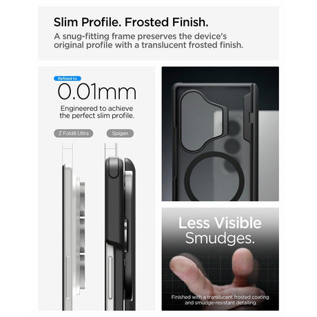 Spigen Samsung Galaxy Z Fold 8 Ultra Kuori Optik Armor Pro MagFit Musta